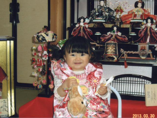 麗奈チャンのひな祭りの雛人形