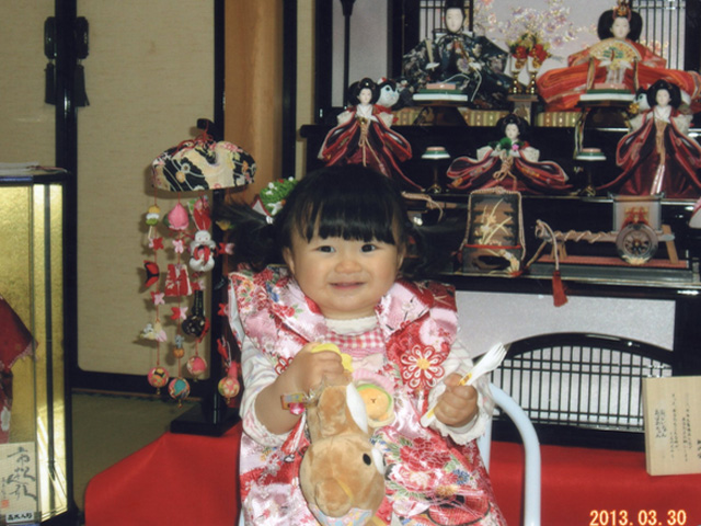 静岡県藤枝の麗奈さまの雛人形